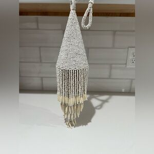 Boho Curtain Tiebacks Tassel Drapery Tie-Backs Beaded Decor